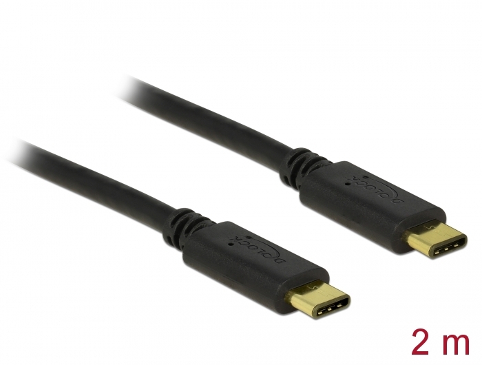 Delock USB 2.0 Kabel Type-C zu Type-C 2 m 3 A